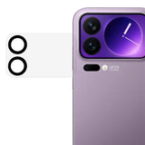 Xiaomi 17 Pro Camera Lens Protective Glass - Transparent / Black