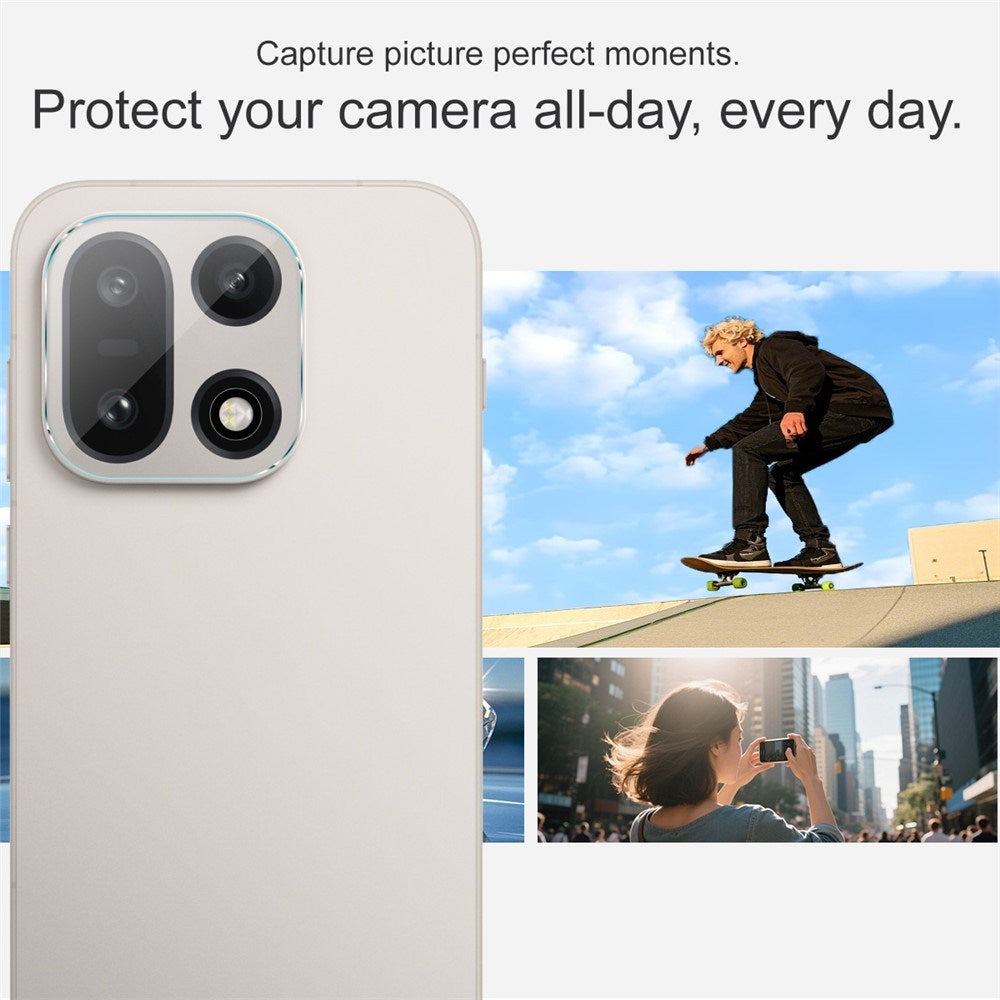OnePlus 15 Tempered Camera Lens Protector - Transparent