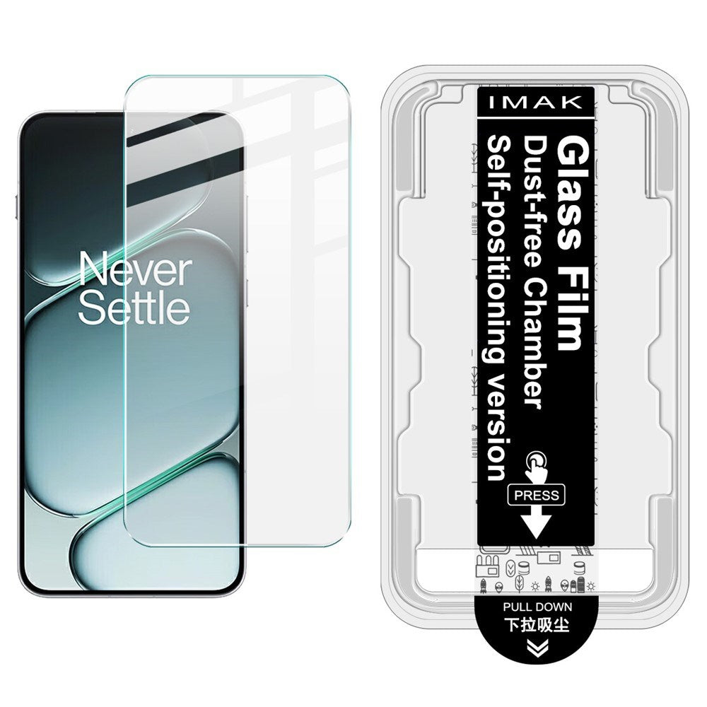 OnePlus 15R IMAK Tempered Screen Protector Glass with Installation Frame - Transparent