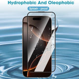 iPhone 18 Pro Max / 17 Pro Max Tempered Glass Screen Protector with Installation Frame - Transparent