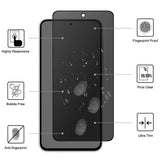 Samsung Galaxy A57 Tempered Glass Screen Protector - Privacy - Transparent