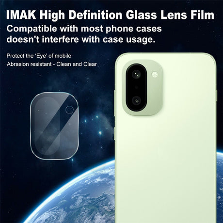 OnePlus 15R IMAK Tempered Camera Lens Protection Glass - Transparent