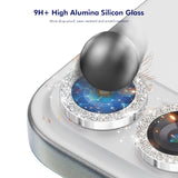 Samsung Galaxy A37 / A57 ENKAY Glitter Camera Lens Protector - Black