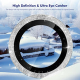 Samsung Galaxy A37 / A57 ENKAY Glitter Camera Lens Protector - Purple