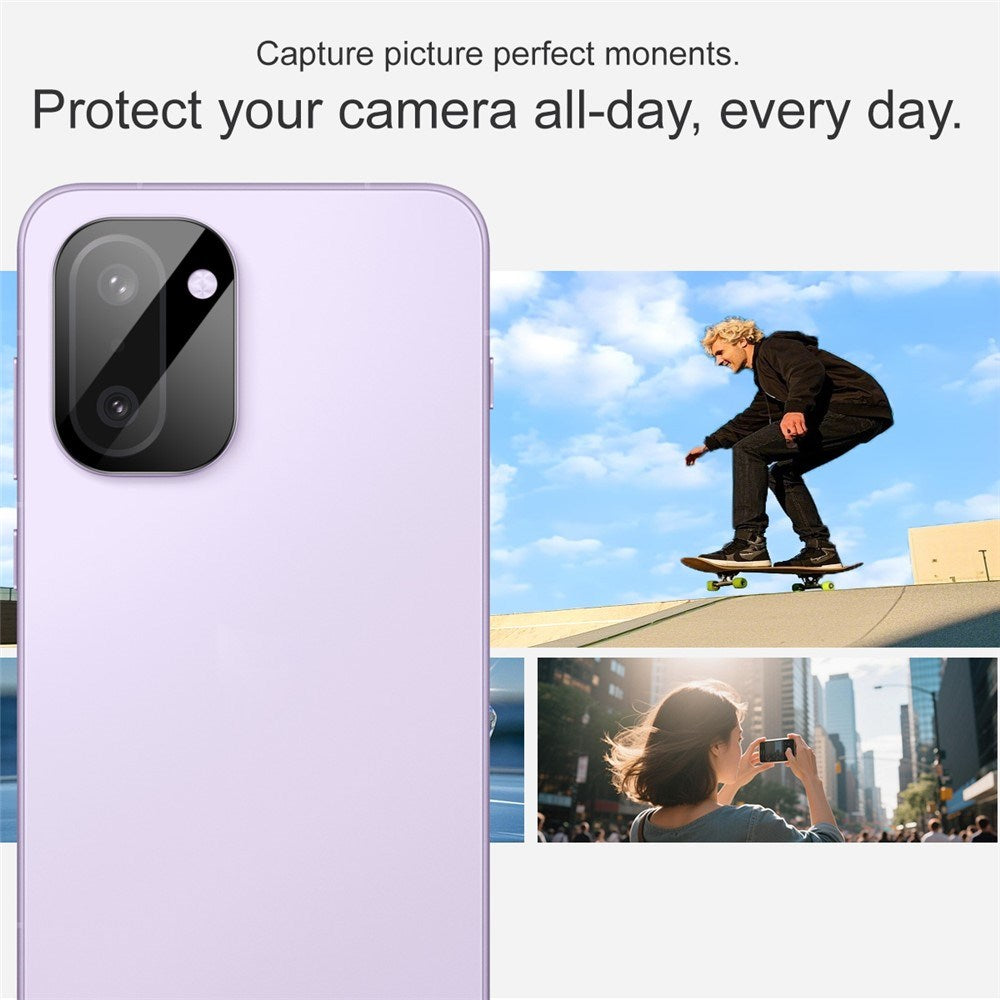 OnePlus 15R IMAK Tempered Camera Lens Protection Glass - Black