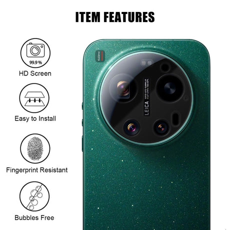 Xiaomi 17 Ultra Tempered Camera Lens Protector Glass - Transparent