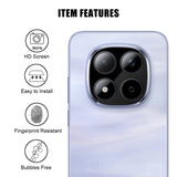 Xiaomi Redmi Note 15 Pro (5G) / 15 Pro+ (Plus) Tempered Camera Lens Protector Glass – Transparent