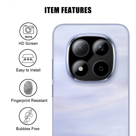 Xiaomi Redmi Note 15 Pro (5G) / 15 Pro+ (Plus) Tempered Camera Lens Protector Glass – Transparent
