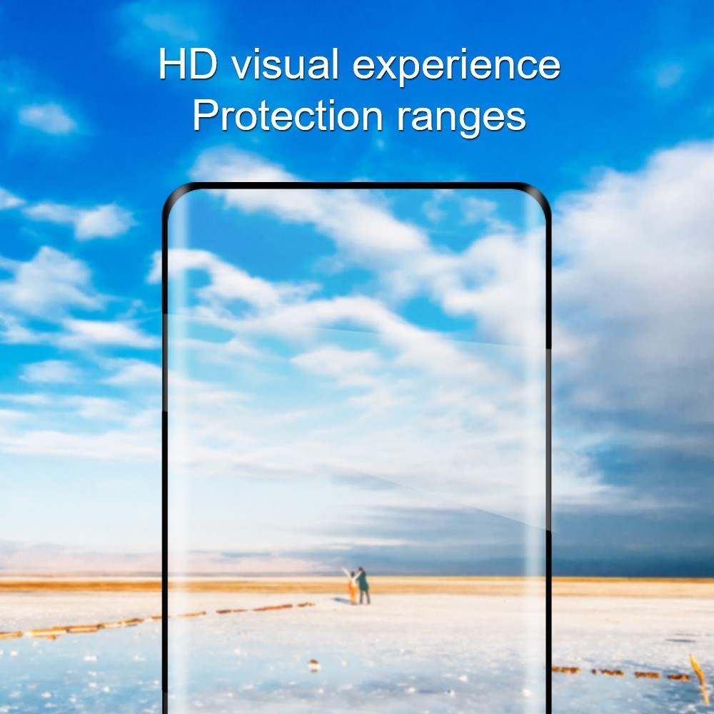 OPPO Reno15 F (5G) / Reno14 F (5G) / Reno13 (5G) Amorus Tempered Glass Screen Protector – Transparent / Black