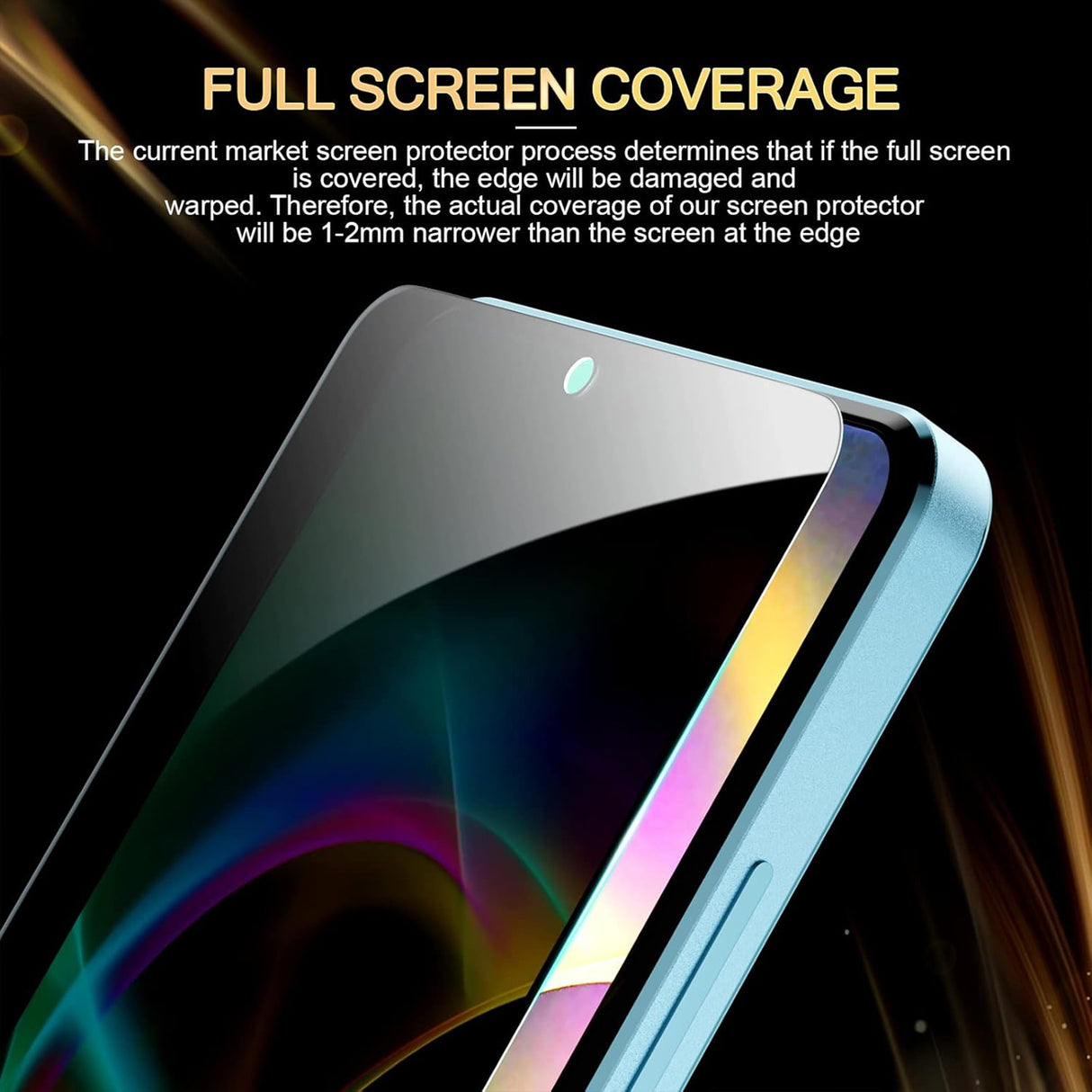 Realme 16 Tempered Glass Screen Protector with Privacy - Transparent