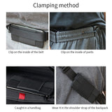 Elastic Pocket for Phone - Belt Bag - Max. Mobile: 175 x 80mm - Black