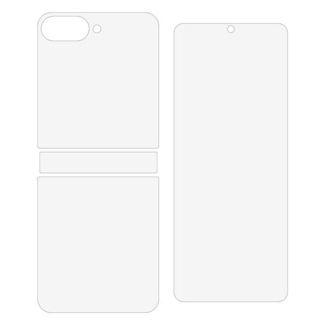 Motorola Razr 70 Ultra / 70 Plus Screen Protector Set - Film - Transparent