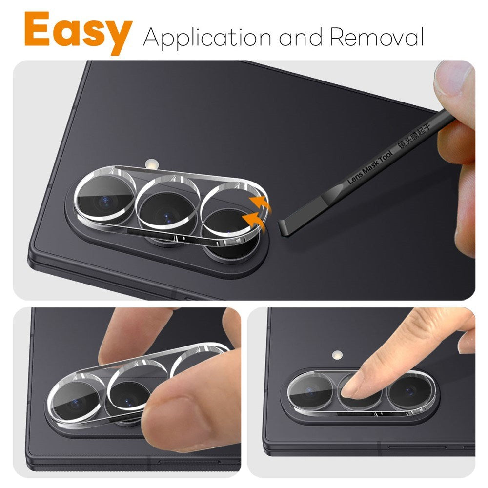 Samsung Galaxy Z Fold8 Ultra NORTHJO Tempered Camera Lens Protector Glass - 2 pcs - Transparent