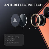 Samsung Galaxy Z Flip8 NORTHJO Camera Lens Protector - Metal & Glass - Gold
