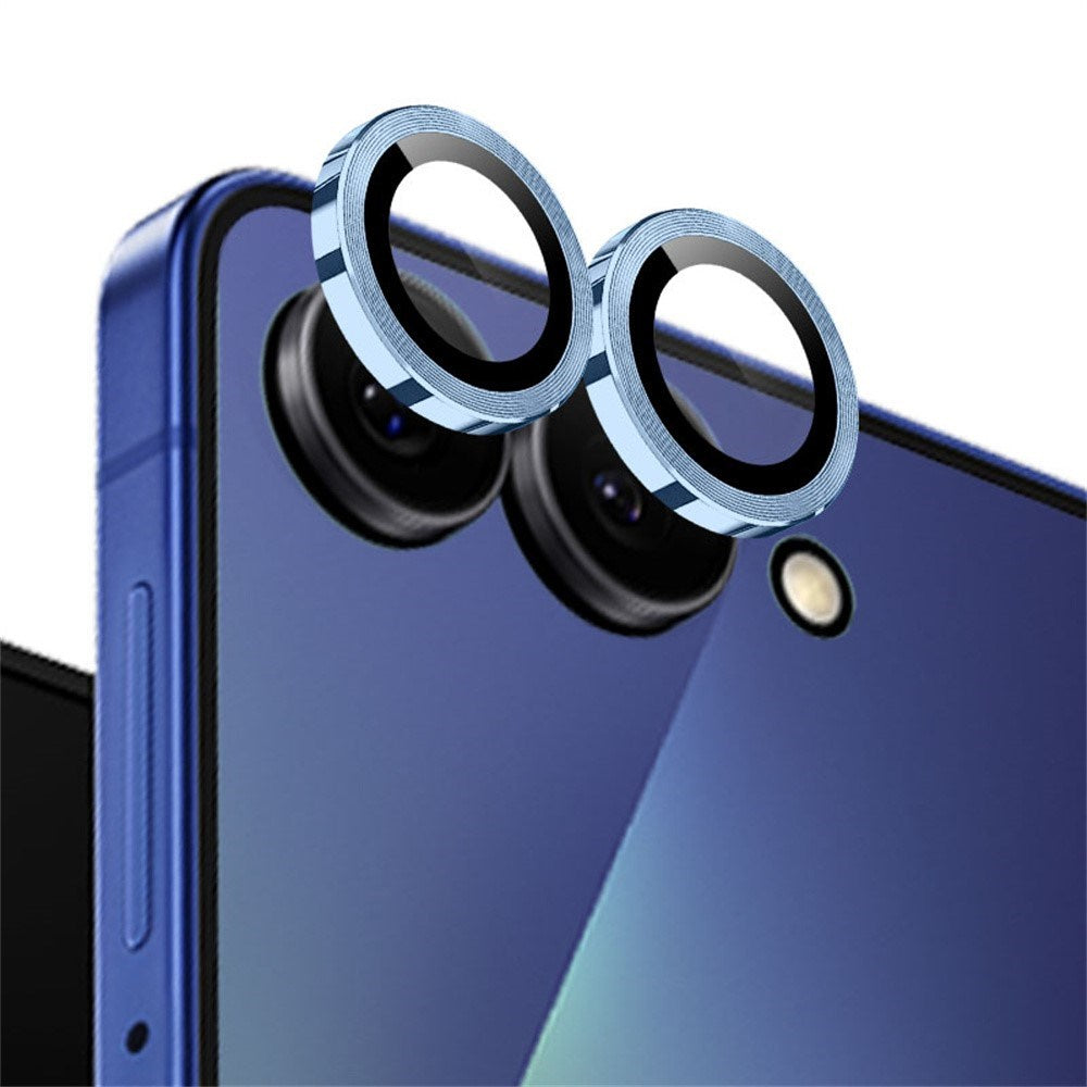 Samsung Galaxy Z Flip8 NORTHJO Camera Lens Protector - Metal & Glass - Blue