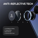 Samsung Galaxy Z Flip8 NORTHJO Camera Lens Protector - Metal & Glass - Blue