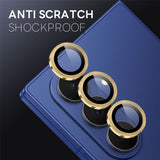 Samsung Galaxy Z Fold8 Ultra NORTHJO Camera Lens Protector - Metal & Glass - Gold