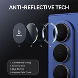 Samsung Galaxy Z Fold8 Ultra NORTHJO Camera Lens Protector - Metal & Glass - Blue
