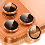 iPhone 18 Pro Camera Lens Protection - Metal & Glass - Orange