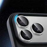 iPhone 18 Pro Camera Lens Protection - Metal & Glass - Silver