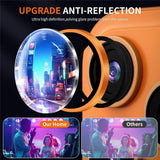 iPhone 18 Pro Max Camera Lens Protection - Metal & Glass - Orange
