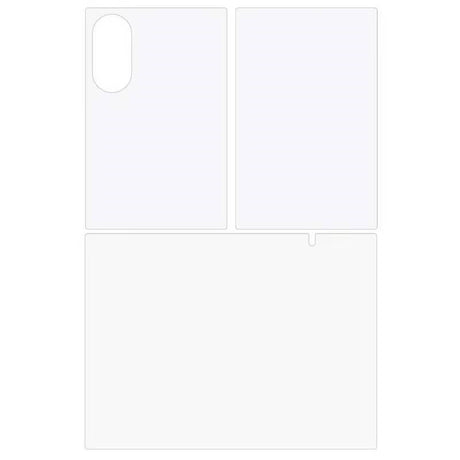 Samsung Galaxy Z Fold8 3-Piece Screen Protector Film - Transparent