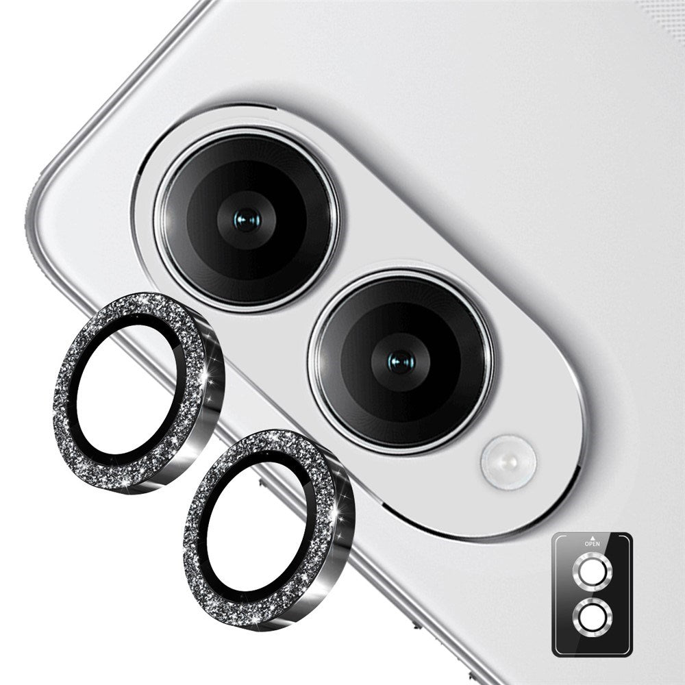 Samsung Galaxy Z Fold8 ENKAY Glitter Camera Lens Protector - Black