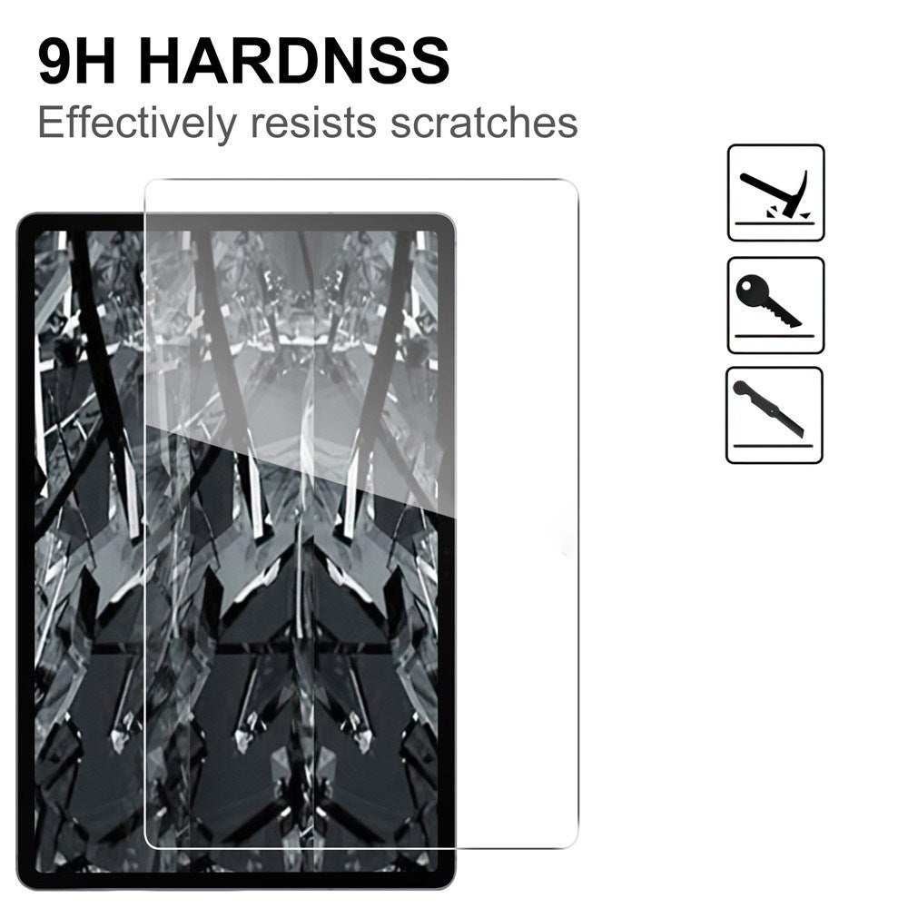 Samsung Galaxy Tab S12+ (Plus) WANLONFENG Tempered 2.5D Glass - Screen Protection - Transparent