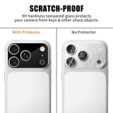 iPhone 18 Pro Tempered Camera Lens Protection Glass - Black