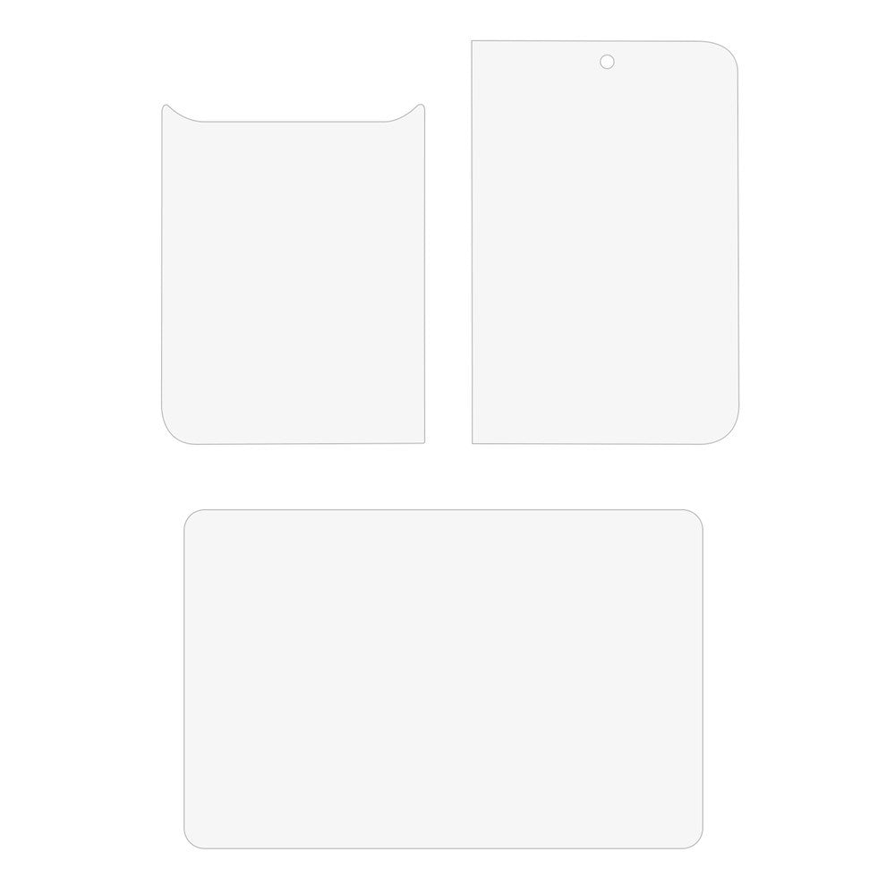 iPhone Fold Screen Protector Set - 3 Pcs. Film - Transparent