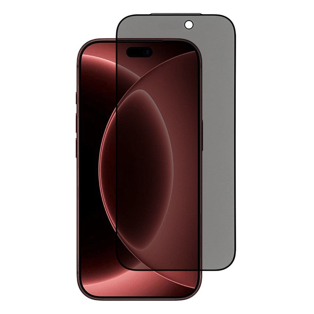 iPhone 18 Pro 2.5D Arc Edge Tempered Glass Screen Protector - Privacy - Transparent