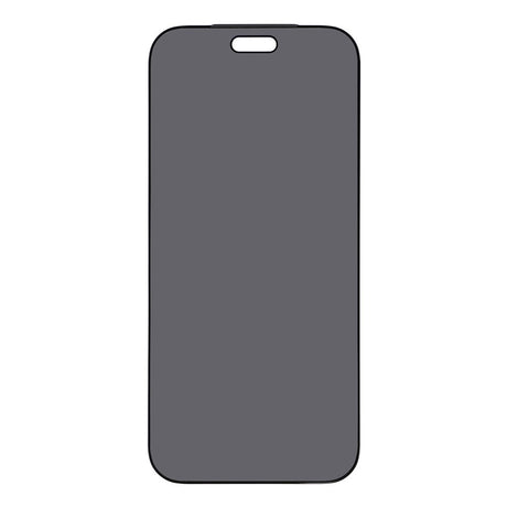 iPhone 18 Pro Privacy Skærmbeskyttelse - Tempered Glass Screen Protector with Silk Printing - Transparent