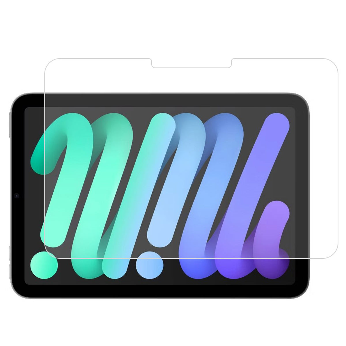 iPad Mini (2026) 8th Gen. Full Fit Tempered Glass Screen Protector - Transparent