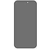 iPhone 15 Hardened Glass with Privacy - Full-Fit - Black Edge