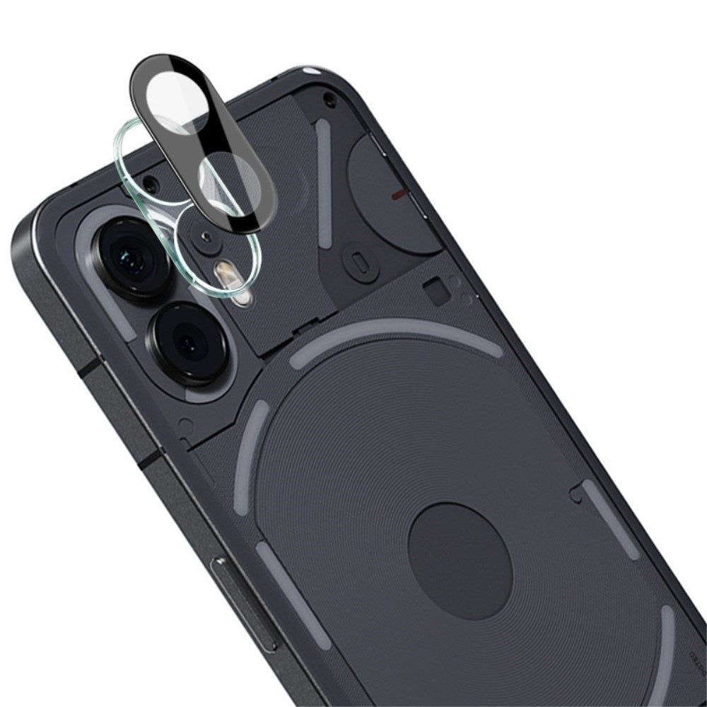 Nothing Phone (2) IMAK Protective Glass for Camera Lens - Transparent / Black