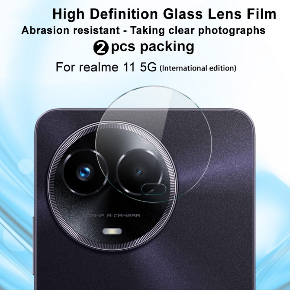 Realme 11 (5G) IMAK Protective Glass for Camera Lens - Transparent