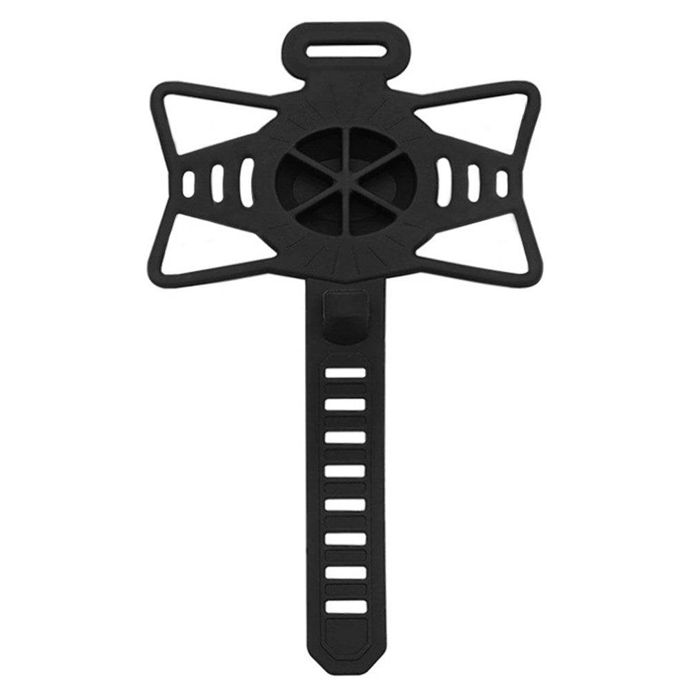 Universal Mobile Phone Holder for Bicycle - Flexible Silicone - Mobile Size: approx. 120 - 180mm - Black