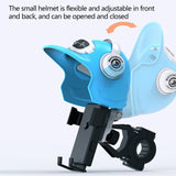 Mobile Holder for Motorcycle / Bicycle with Helmet - Blue