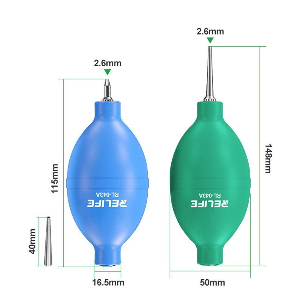 RELIFE Bellows with 2 Mouthpieces - Blue