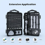 AXTH 116-in-1 Screwdriver Set for Electronics Repair - Black