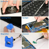 Electronics Tool Set - 120 Pieces - Black / Blue
