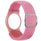 AirTag Braided Fabric Strap - Pink