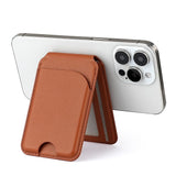 EIDERWOOD Magnetic Card Holder for 3 Cards with Stand Function - MagSafe Compatible - Blue