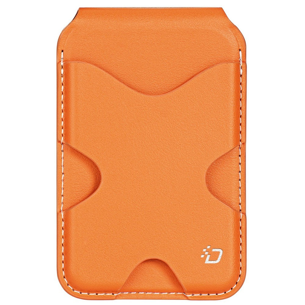 DUX DUCIS Magnetic Card Holder for 5 Cards with Stand Function - MagSafe Compatible - Orange