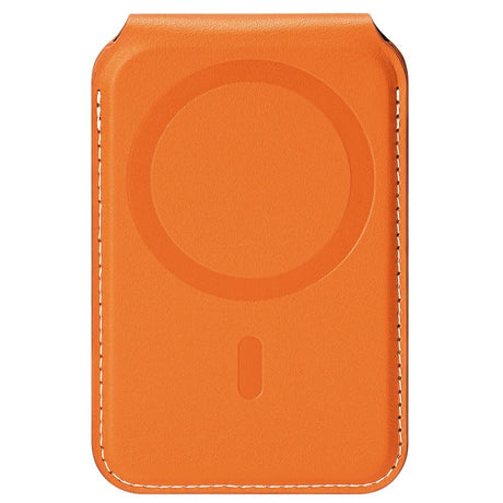 DUX DUCIS Magnetic Card Holder for 5 Cards with Stand Function - MagSafe Compatible - Orange