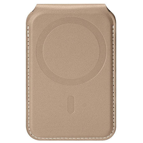 DUX DUCIS Magnetic Card Holder for 5 Cards with Stand Function - MagSafe Compatible - Beige