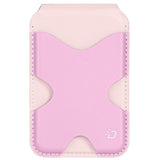 DUX DUCIS Magnetic Card Holder for 5 Cards with Stand Function - MagSafe Compatible - Pink