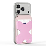 DUX DUCIS Magnetic Card Holder for 5 Cards with Stand Function - MagSafe Compatible - Pink