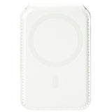 DUX DUCIS Magnetic Card Holder for 5 Cards with Stand Function - MagSafe Compatible - White / Green