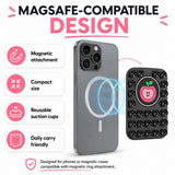 Silicone Suction Cup Phone Holder with Apple - MagSafe Compatible - Black